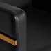 Hairdressing Chair GABBIANO TOLEDO GOLD black